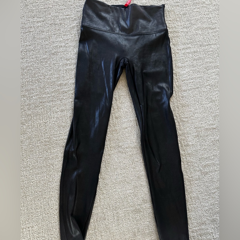 Spanx faux leather leggings